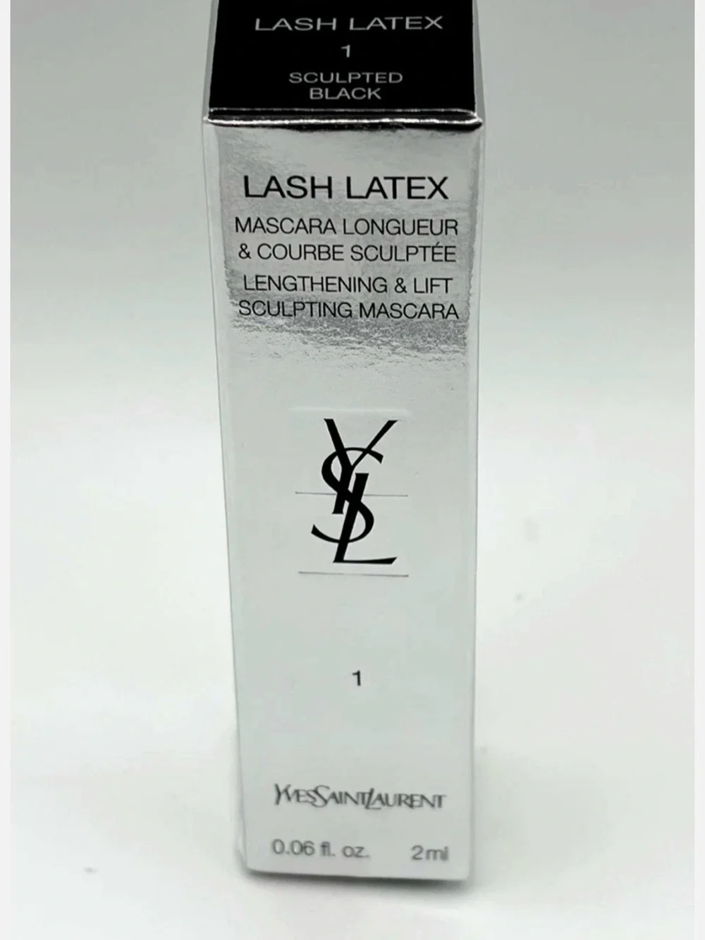 NEW Yves Saint Laurent mascara Deluxe mini Lash Latex-0.06 oz 2ml x2